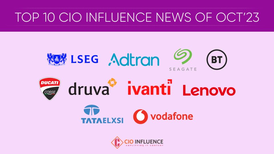 Top 10 CIO Influence News of Oct’23